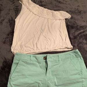 Outfit for sale!! American Eagle top/shorts!